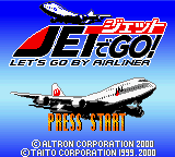 Jet de Go! (Japan) Title Screen